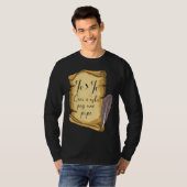 Art History Ceci n'est Pas Une Pipe Data Scientist Tシャツ (正面フル)