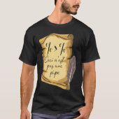 Art History Ceci n'est Pas Une Pipe Data Scientist Tシャツ (正面)