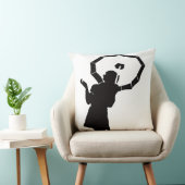  Art in Motion” Throw Pillow クッション (椅子)