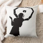  Art in Motion” Throw Pillow クッション (ブランケット)
