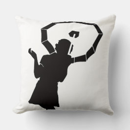 Art in Motion” Throw Pillow クッション