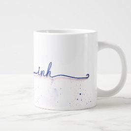 Art Inh. Minimaliste | Design Inhalothérapeute ジャンボコーヒーマグカップ