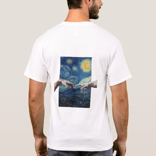 Art Inspired Van Gogh Shirt Tシャツ (裏面)