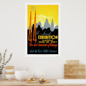 Art Institute Chicago 1940 WPA ポスター (キッチン)