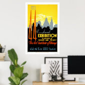 Art Institute Chicago 1940 WPA ポスター (ホームオフィス)