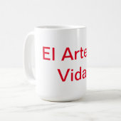 Art Is Life コーヒーマグカップ (正面左)