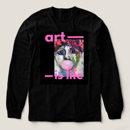 ART IS LIFE - ART T SHIRT トライブレンドＴシャツ (デザイン正面)