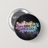 Art is Life Button 缶バッジ (正面&裏面)