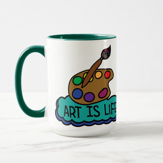 Art is Life Mug マグカップ (左)