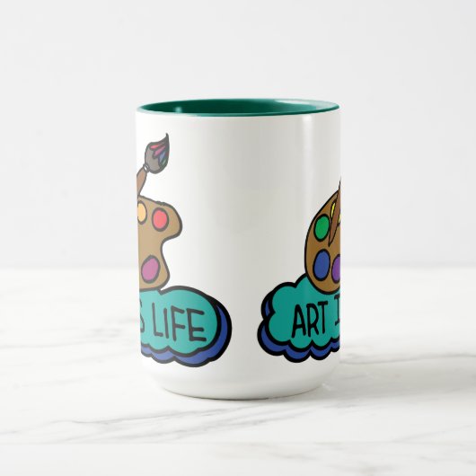 Art is Life Mug マグカップ (中央)