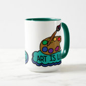 Art is Life Mug マグカップ (正面右)