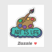 Art is Life Sticker シール (シート)