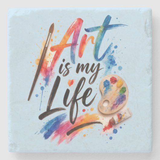 Art is my Life ストーンコースター (正面)