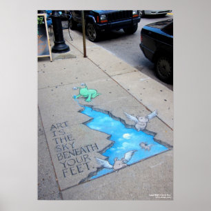 art is the sky beneath your feet ポスター