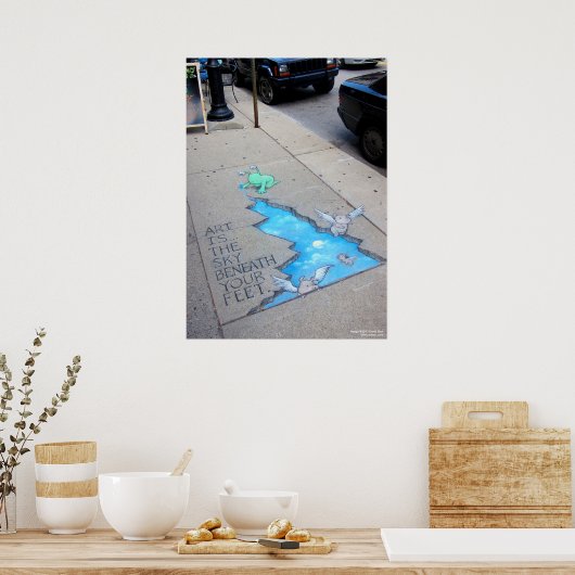 art is the sky beneath your feet ポスター (キッチン)