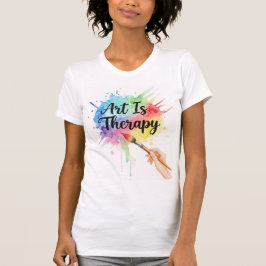Art Is Therapy Women’s T-Shirt Tシャツ