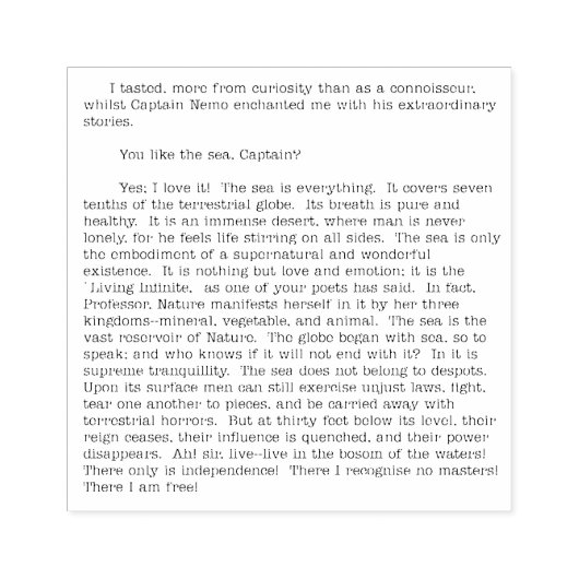 Art Journal Stamp: Captain Nemo ラバースタンプ (インプリント)