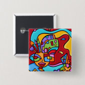 art_lastofredhot_brainpick1 缶バッジ (正面&裏面)