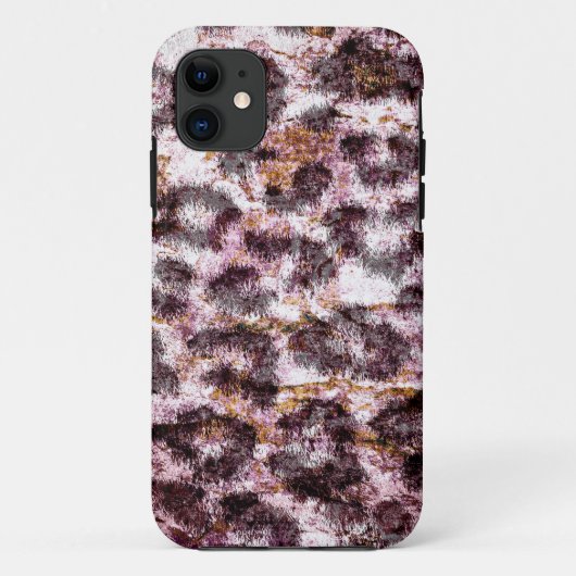Art Leopardプリントスキンファー Case-Mate iPhoneケース (裏面)