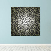 Art leopard fur抽象芸術テクスチャ キャンバスプリント (インサイチュ (ウッドフロア))