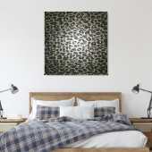 Art leopard fur抽象芸術テクスチャ キャンバスプリント (インサイチュ (寝室))