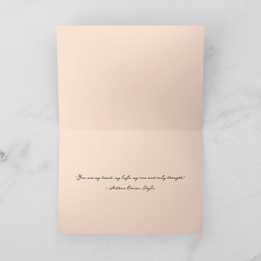 Art Lover Expressionist Cherub Valentines Day Card シーズンカード (内部)