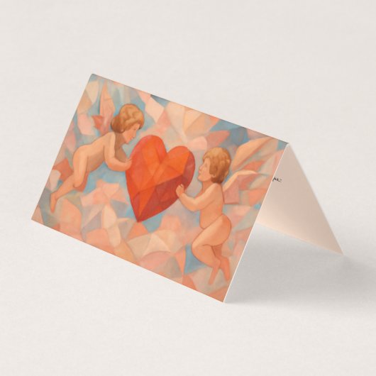 Art Lover Expressionist Cherubs Mini Cards (正面)