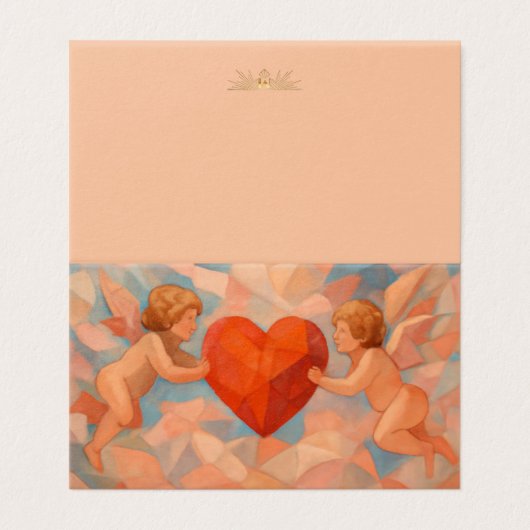 Art Lover Expressionist Cherubs Mini Cards (外部フラット)