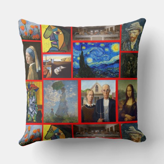 Art Masterpieces, Red クッション (裏面)