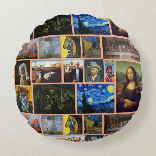 Art Masterpieces, Tan ラウンドクッション (正面)