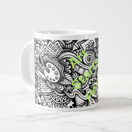 Art Mug ジャンボコーヒーマグカップ (正面左)