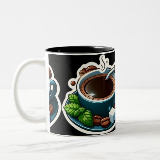 art mug ツートーンマグカップ (左)