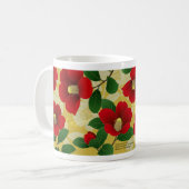 Art Mug "camellia” コーヒーマグカップ (正面左)