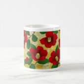 Art Mug "camellia” コーヒーマグカップ (中央)