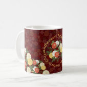 Art Mug"chrysanthemum" コーヒーマグカップ (正面左)