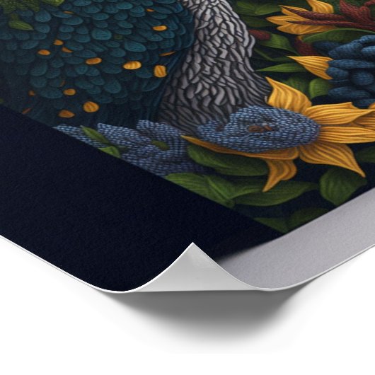 Art murale decor poster matt  ポスター (角)