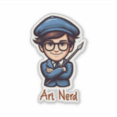 Art Nerd シール (正面)