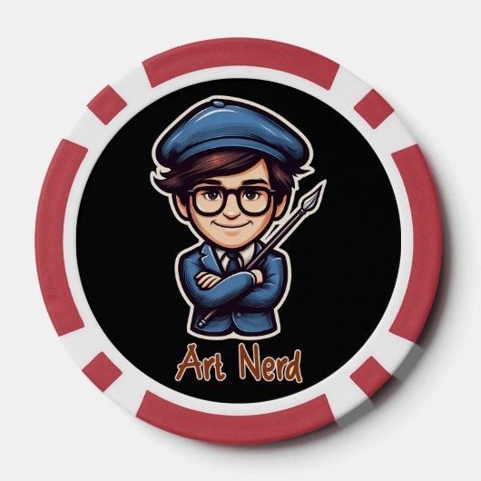 Art Nerd ポーカーチップ (裏面)