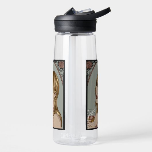 Art nouveau ウォーターボトル (左面)