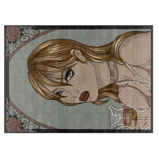 Art Nouveau カッティングボード (正面)