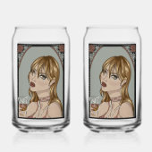 Art nouveau ガラス缶 (裏面)