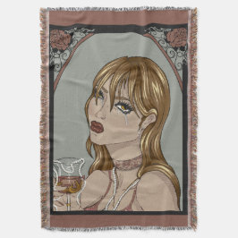 Art nouveau スローブランケット