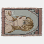 Art nouveau スローブランケット (正面)