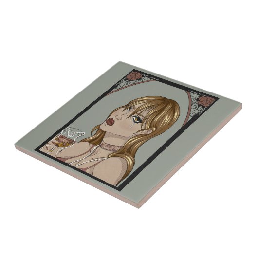 Art Nouveau タイル (側面)