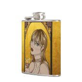 Art Nouveau フラスク (左)