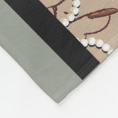 Art Nouveau フリースブランケット (角)