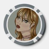 Art Nouveau ポーカーチップ (裏面)