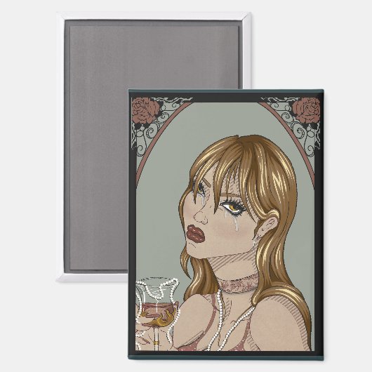 Art nouveau マグネット (正面/裏面)