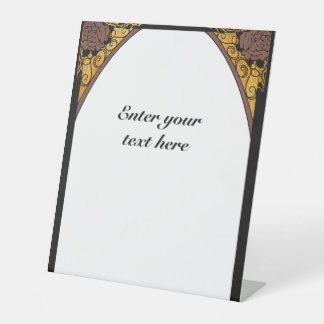 Art Nouveau 台座サイン