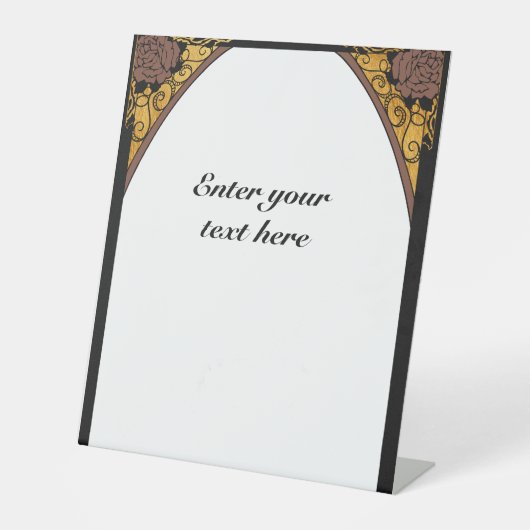 Art Nouveau 台座サイン (正面)